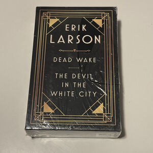 Devil in the White City / Dead Wake, Erik Larson Slip Case. Sealed. *SEAL TEAR*